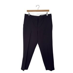 Talbots Black  Hampshire Ankle Straight Leg Professional Casual Dress Pants 14P